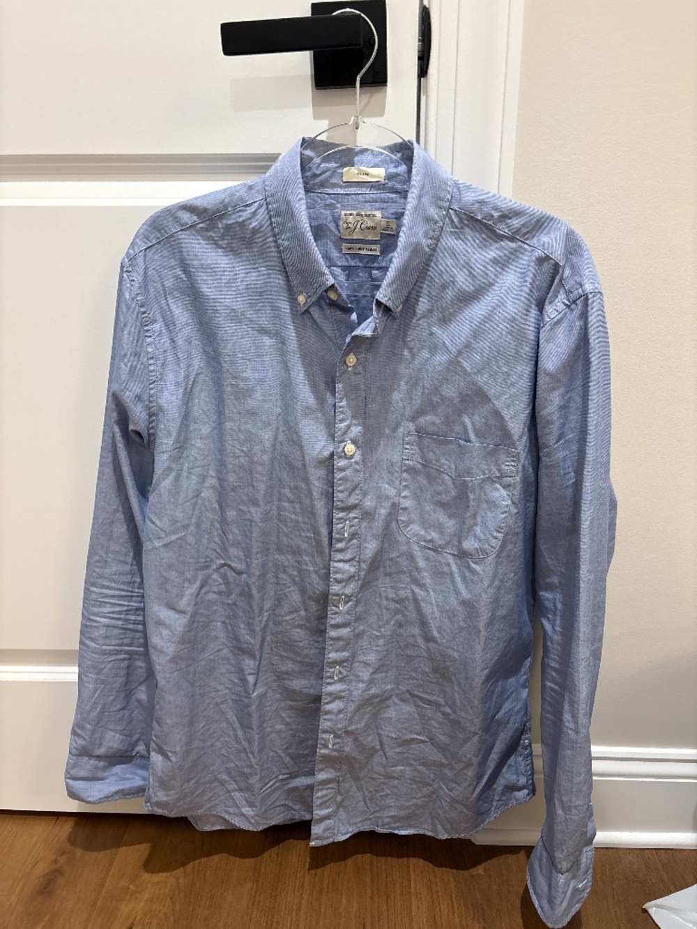 Secret Wash cotton poplin shirt